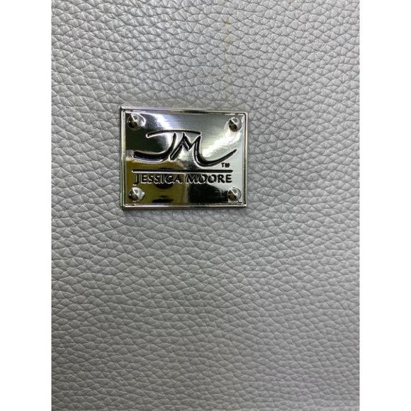 Jessica Moore Gray Faux Leather Shoulder Bag - Picture 9 of 11